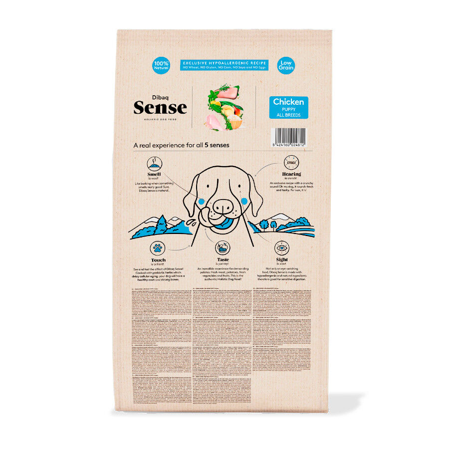12 kg Dibaq Sense Low Grain Puppy Pollo Pienso para perros, , large Imagen numero 7