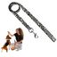 Edipets correa de adiestramiento estampada negro para perros, , large indicador imagen numero 1