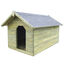 Vidaxl caseta de madera para perros, , large indicador imagen numero 1