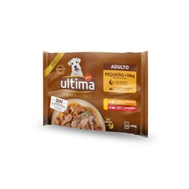 Ultima Fit & Delicious Adult Pollo y Buey Sobre en Salsa para perros