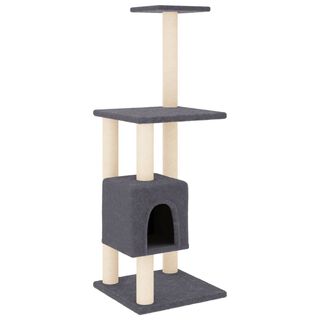 Vidaxl rascador de dos plantas mediano para gatos