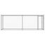 vidaXL Jaula de perros con puerta acero galvanizado gris 10x2x1,5 m, , large indicador imagen numero 24
