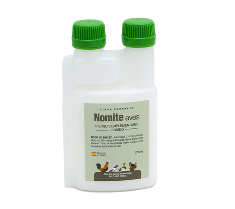 FINCA CASAREJO Nomite 250 ml - contra Ácaro de Las Patas Escamosas en Las Aves - Facilita la eliminación de los parásitos externos thumbnail