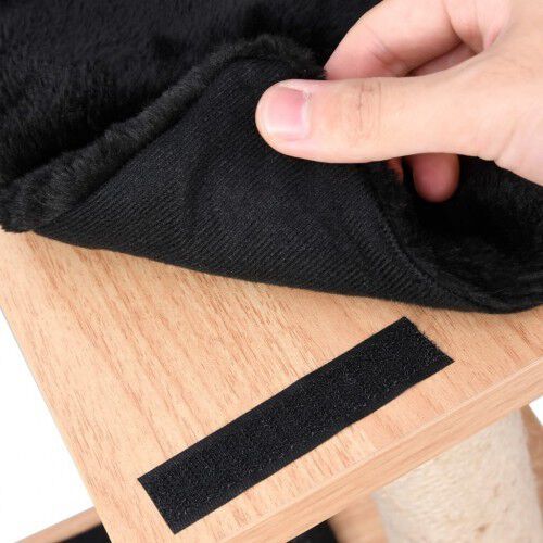 VidaXL Rascador para gatos color Negro thumbnail