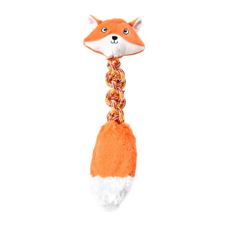 WUAPU JUGUETE PERRO C/CUERDA ZORRO 45CM, , large Imagen numero 1