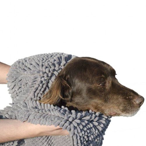 Toalla super absorbente para perro color Gris thumbnail