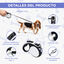 Correa Extensible 3-en-1 con Luz LED Recargable y Antitirón | TheKingPet – 5 m para Perros hasta 30 kg, , large indicador imagen numero 3