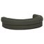 Vidaxl sofá acolchado ovalado con cojín gris oscuro para perros, , large indicador imagen numero 10
