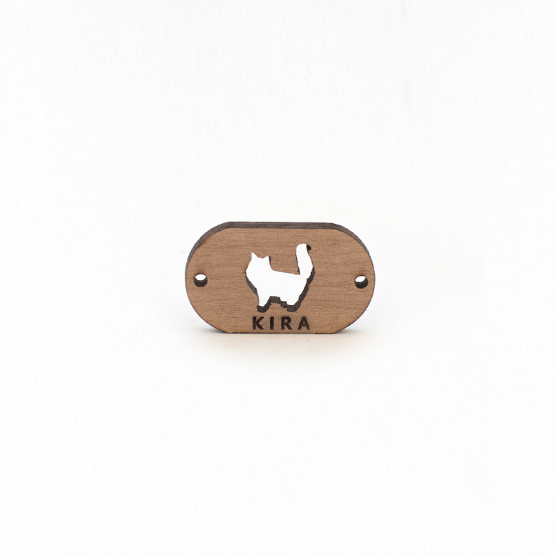 Pulsera de madera Gato Persa personalizable color Verde, , large image number null
