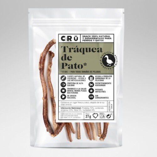 CRU snack tr&aacute;quea de pato deshidratado, , large Imagen numero 1