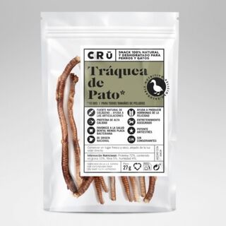 CRU snack tráquea de pato deshidratado
