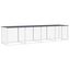 vidaXL Gallinero con techo acero galvanizado antracita 603x98x90 cm, , large indicador imagen numero 5