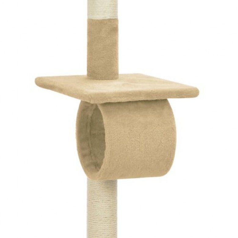 Rascador con postes de sisal para gatos color Beige, , large image number null