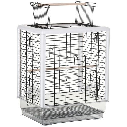 PawHut jaula con techo abrible para p&aacute;jaros, , large Imagen numero 1