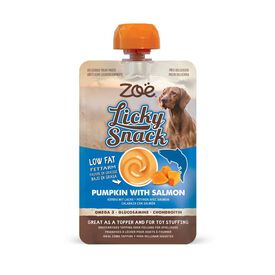 Zo&euml; Licky Snack, Calabaza & Salm&oacute;n, 85g