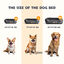 Nobleza Cama Perro, Cama para Perro Lavable, Cama de Perros Medianos Antideslizantes con Relleno de Fibras Super Suave, Cama para Mascotas Pequeños, Negro, M, 67*57cm, , large indicador imagen numero 5