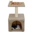 Rascador con poste para gatos color Beige, , large indicador imagen numero 1