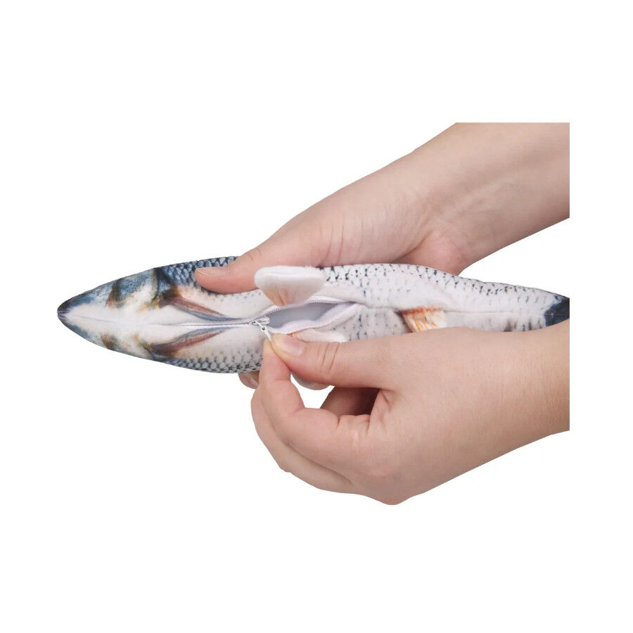 Flamingo Flounder Pez de Juguete Eléctrico para gatos thumbnail