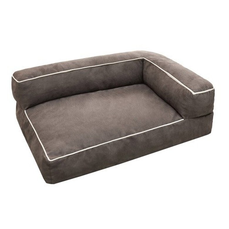 Petplus sofá chaiselongue ortopédico gris para perros, , large image number null