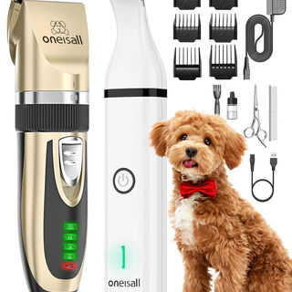 Oneisall Recortadora de pelo y patas para perro y gato