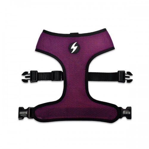 Dashi neo mesh stripes arn&eacute;s p&uacute;rpura y negro para perros, , large Imagen numero 2