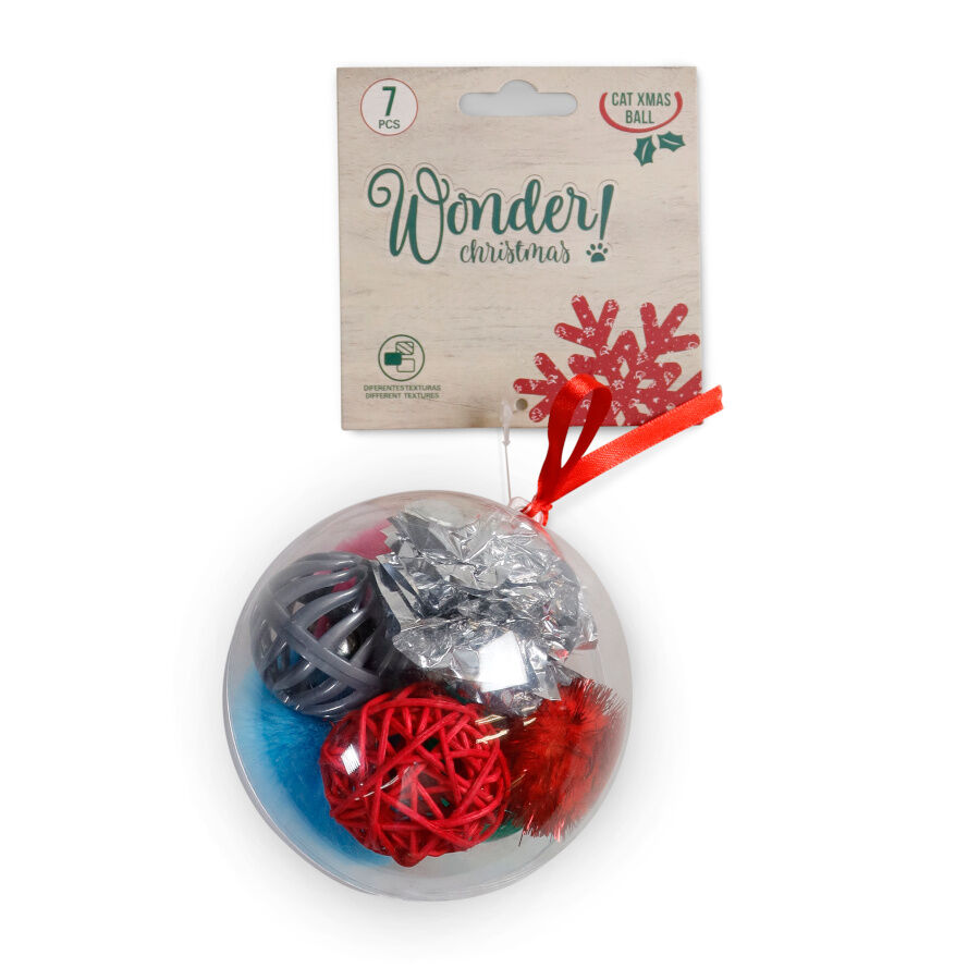 Wonder Christmas Xmas pelotas para gatos