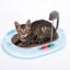 Nobleza - Rascador para Gatos Multifuncional, Juguete Rascador Para Gatos con 2 Bolas y 1 Varita de Resorte para Gatos, Cart&oacute;n Rascador para Gatos 4 en 1 con Hierba Gatera, 42 * 31 * 5,5 cm, , large indicador imagen numero 1