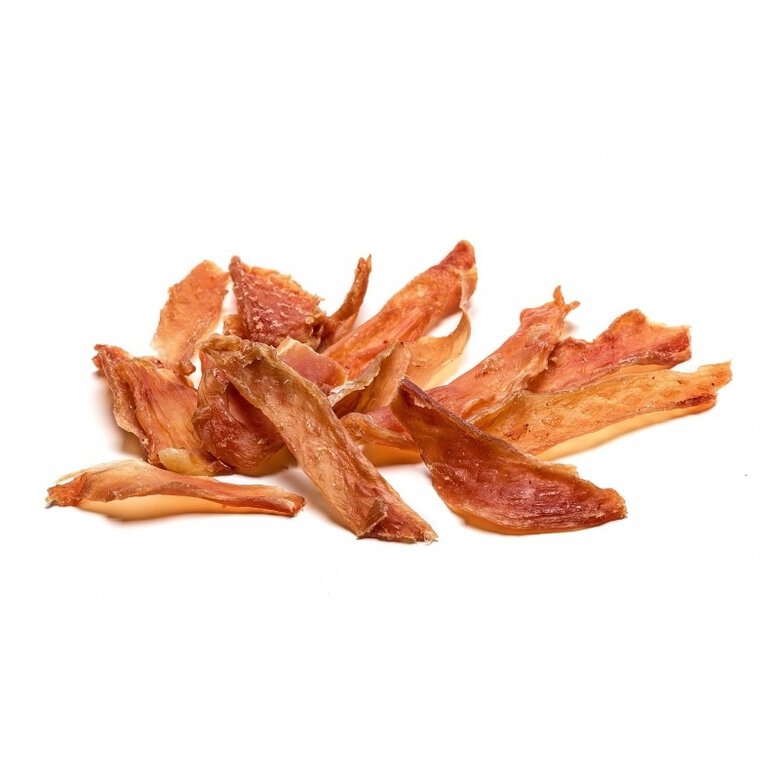 Snack 100% Natural PETplus de pechuga de pollo deshidratada para perros y gatos