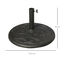 Outsunny Base para Sombrilla de Jardín Peso Neto 19 kg Soporte de Parasol Apto para Mástil de 38mm/48mm Resina para Terraza Patio Exterior Ø54,5x34 cm Bronce, , large indicador imagen numero 3