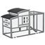 PawHut gallinero abatible de madera para exterior, , large indicador imagen numero 1
