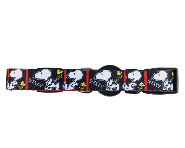 Collar para perro Snoopy color negro, , large Imagen numero 4