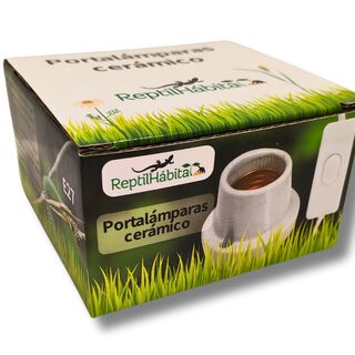 Reptilhábitat Portalámparas Compacto Cerámico para terrario