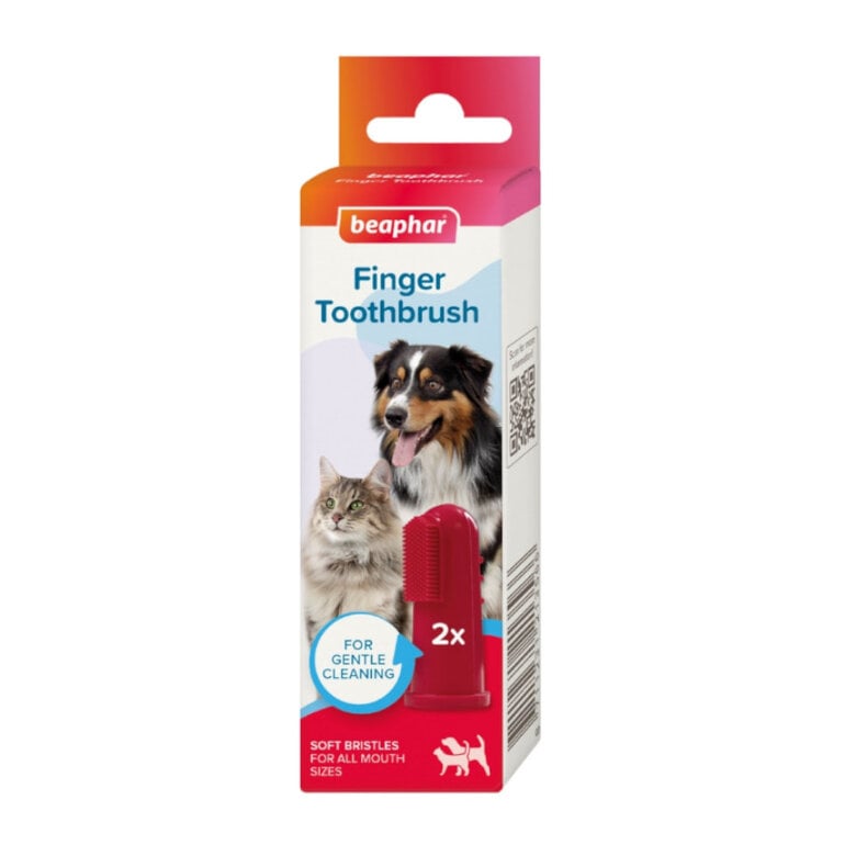 Beaphar Cepillo Dental de Dedo para Perros y Gatos