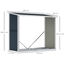 Outsunny Casetilla para Leña Acero Galvanizado, , large indicador imagen numero 3