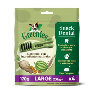 Greenies Snacks Dentales 100% Natural Large para Perros Grandes