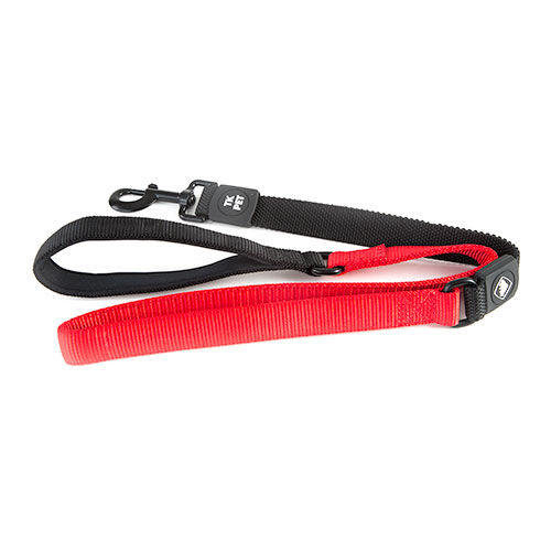 TK-Pet Shock Control correa roja nylon asa neopreno Imagen numero 1