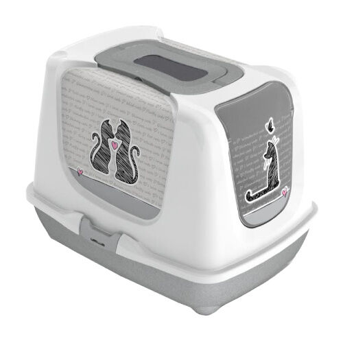 Moderna Trendy Cats in Love bandeja sanitaria gato Imagen numero 1