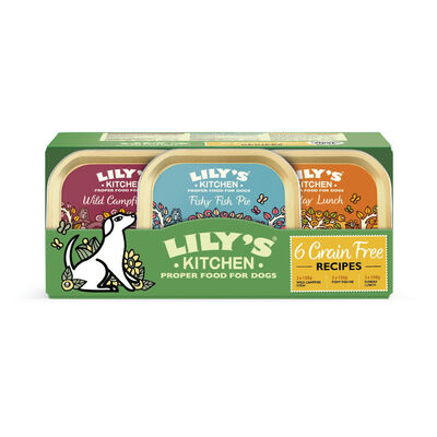 Lily’s Kitchen Grain Free tarrinas para perros - Multipack 6 