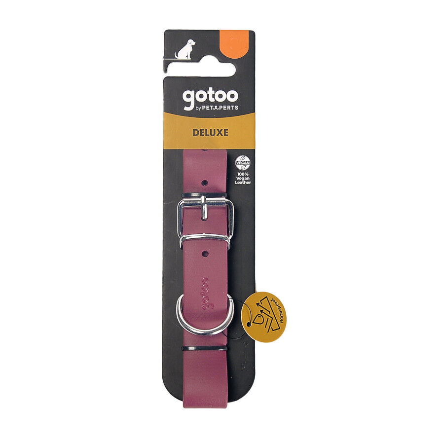 Gotoo Collar Biothane rojo vino para perros, , large Imagen numero 10