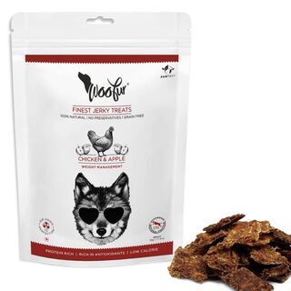 Pawfect Delicias de carne seca: pollo y manzana