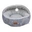 Leeby Cuna Gris y Blanco con Juguete para gatos, , large indicador imagen numero 6