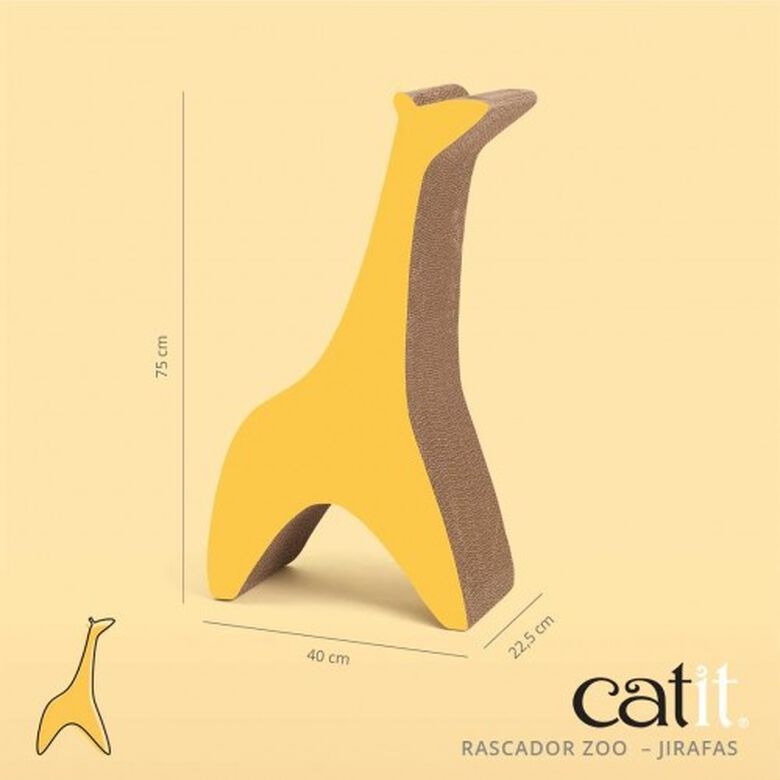 Rascador Zoo jirafa color Amarillo thumbnail