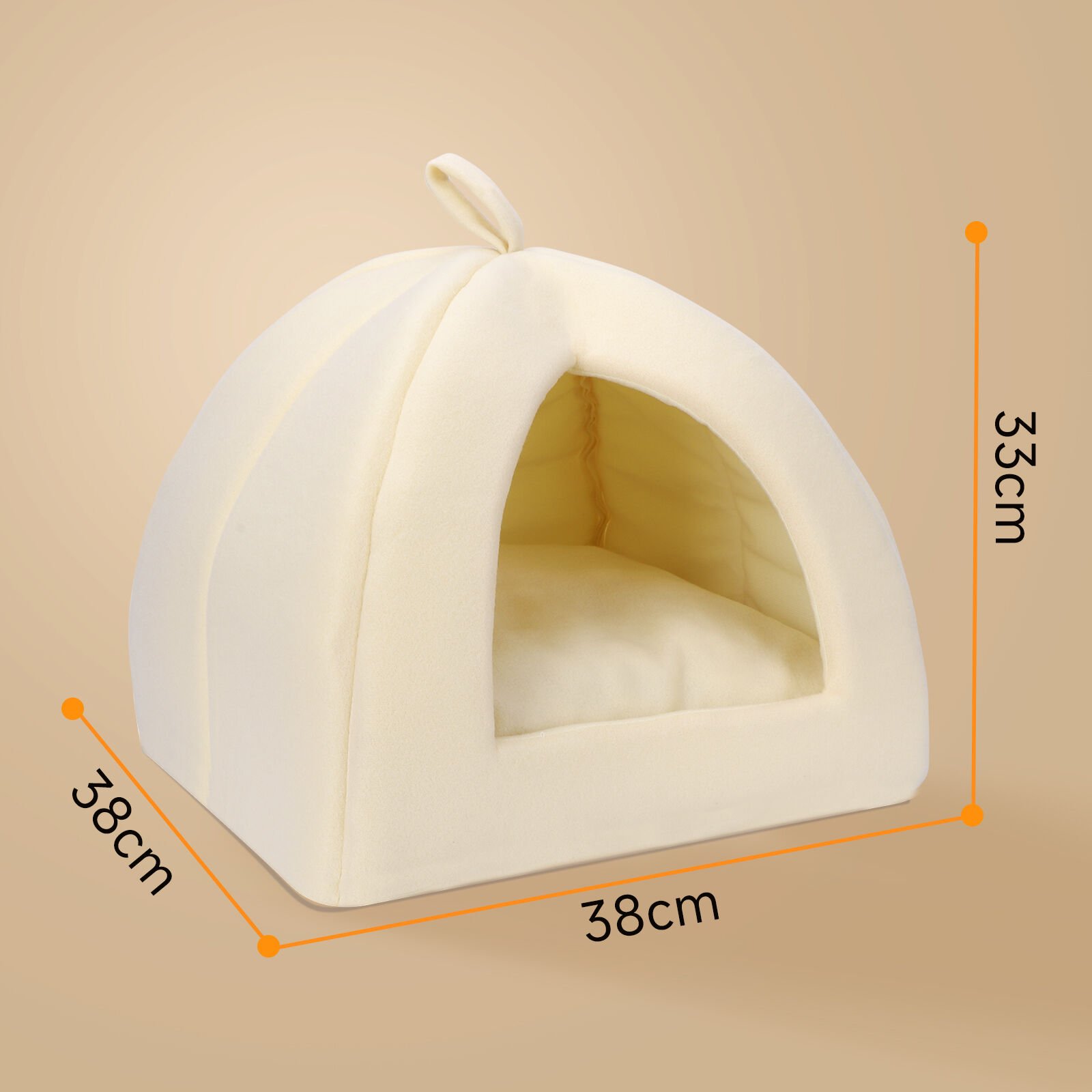 Nobleza Cama Cueva gris para perros y gatos thumbnail