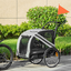 PawHut Remolque de Bicicleta para perros, , large indicador imagen numero 2