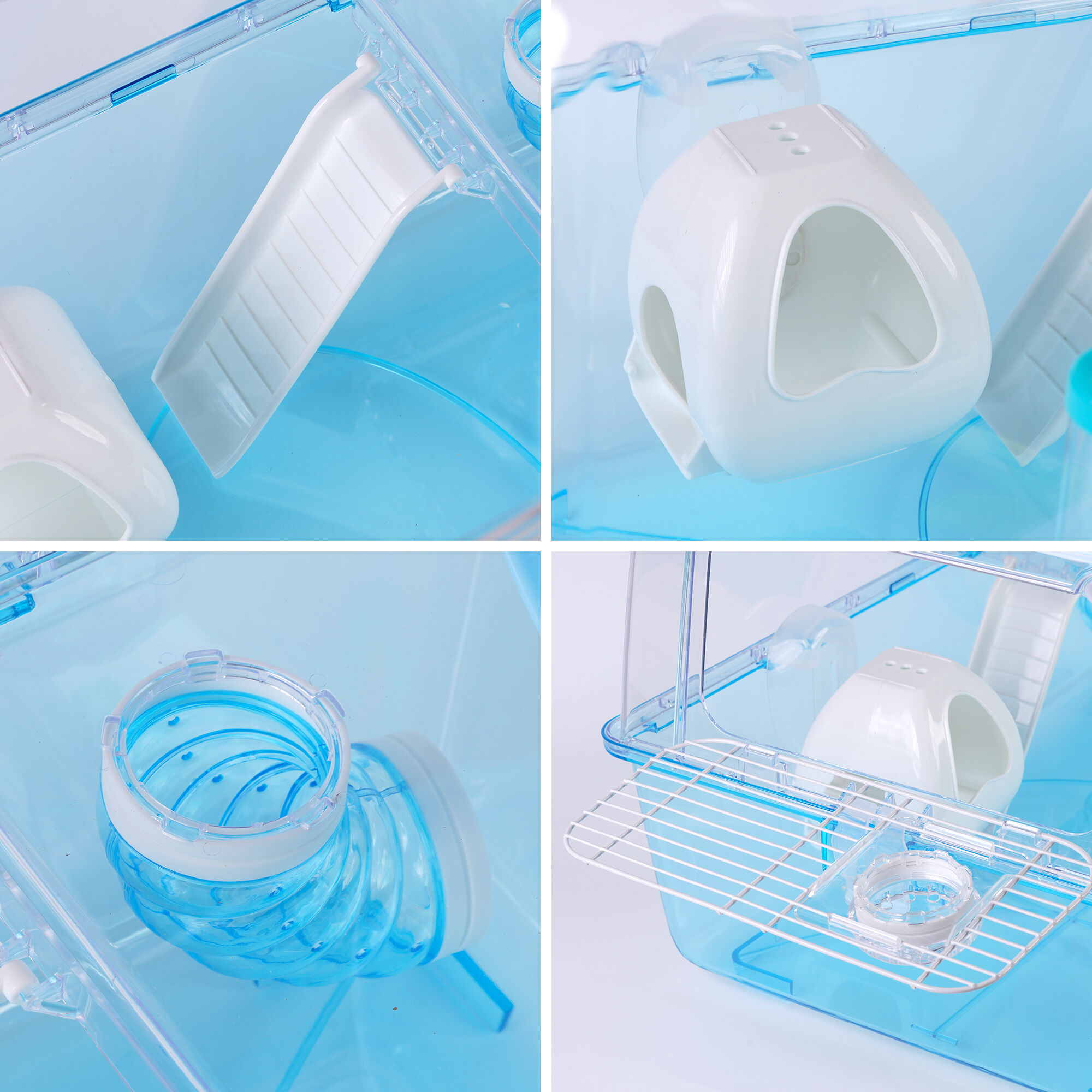 DZL Amplia jaula de plástico transparente para roedores thumbnail