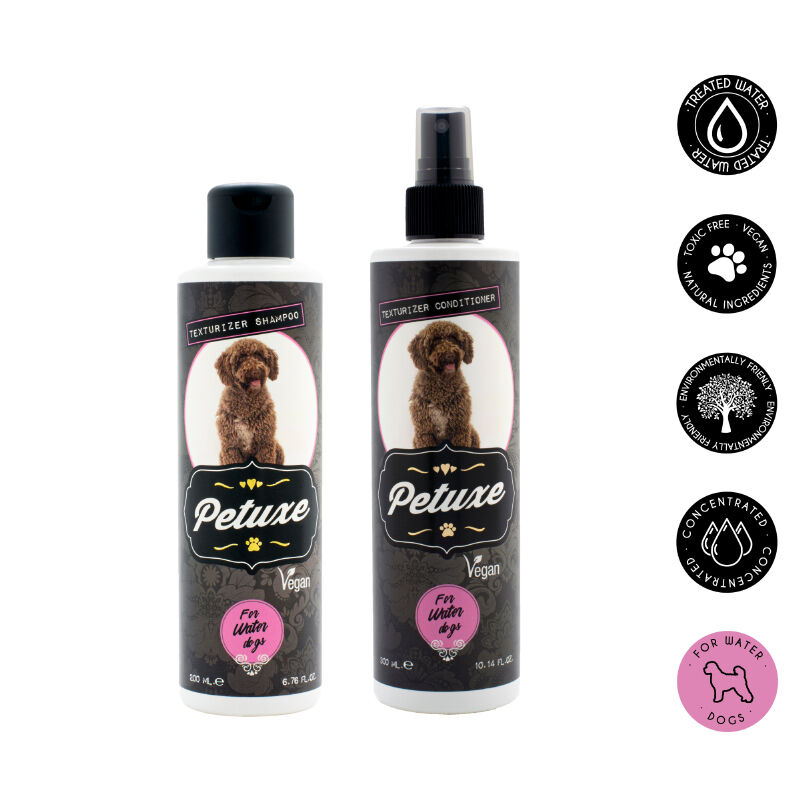 Petuxe pack champ&uacute; y acondicionador para perros de agua y pelo rizado, , large Imagen numero 2