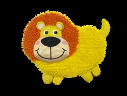 FOFOS | Peluche Le&oacute;n Sin Relleno con Sonido Crujiente - Para Perro, , large Imagen numero 1