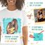 Mascochula camiseta mujer personalizada graffiti con tu mascota gris oscuro, , large indicador imagen numero 2