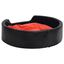 Vidaxl sof&aacute; acolchado ovalado con coj&iacute;n negro y naranja para perros, , large indicador imagen numero 8