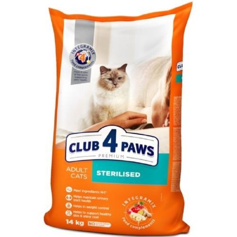 Club 4 Paws "Sterilised" pienso seco para gatos esterilizados, , large image number null